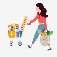 向量量販店購物車 購物車剪貼畫 購物矢量圖 超級市場素材 psd格式圖案和png圖片免費下載 character design supermarket graphic design background templates