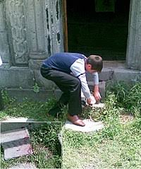 Woman hunter kills sika stag, its hot in the heat of late summer. Animal Sacrifice Wikipedia
