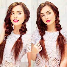 25 Cool Pigtails Hairstyles From Dutch And French Braid Pigtails To Buns And Bunches Pigtail Hairstyles No Heat Hairstyles French Braid Pigtails