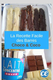 Mes Barres Noix De Coco Chocolat Maison Une Friandise Pas Chere Recette Friandises Chocolat Maison Et Recette Dessert Facile