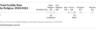 Which Is The Worlds Fastest Growing Major Religion World