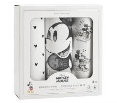 Or wrap yourself up in its comfort. Disney Mickey Mouse Organic Swaddle Set Pottery Barn Kids