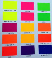 Fluorescent Day Glow Safety Paints