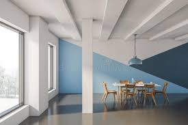 Blue is used in paint color, decor, accents and furniture to create a serene and calming atmosphere in the home. Blue Dining Room White Stock Illustrations 2 838 Blue Dining Room White Stock Illustrations Vectors Clipart Dreamstime