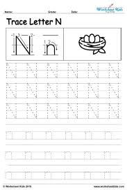 Pdfs are very useful on their own, but sometimes it's desirable to convert them into another type of document file. Letter N Alphabet Tracing Worksheets Free Printable Pdf