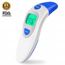 Place the tip of the digital thermometer in a child's armpit. Kimnny Infrared Thermometer Medical Household Infrared Thermometer Baby Adult Medical Ear Thermometer Digital Thermometer Fever Thermometer Baby Blue Mimbarschool Com Ng
