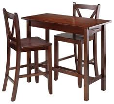 Find new 3 piece indoor bistro set for your home at joss & main. Ergode Sally 3 Pc Breakfast Table Set With 2 V Back Stool Transitional Indoor Pub And Bistro Sets By Virventures Houzz