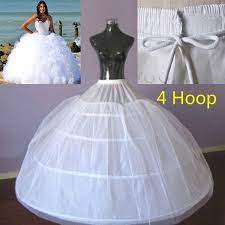 4 Hoops Ball Gown Petticoat For The Bride Wedding Dress Large Tutu Petticoats Maxi Plus Size Underskirt Wish Sewing Wedding Dress Ball Gowns Wedding Puffy Wedding Dresses