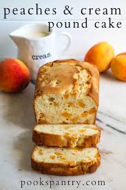 1 quart = 4 cups sliced. Peach Pound Cake With Cream Cheese Pook S Pantry Recipe Blog