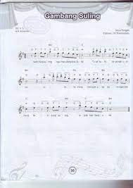 32 Lagu Daerah Dengan Not Angkan Dan Not Balok Pianika Lagu Lirik Lagu