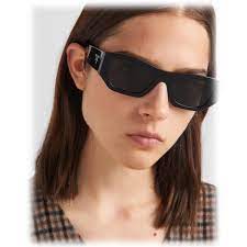 Prada - Prada Logo - Rectangular Sunglasses - Black Slate Gray - Prada  Collection - Sunglasses - Prada Eyewear - Avvenice