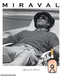 Brad Pitt Basks In The Sunshine In New Miraval Rose Ad Daily Mail Online