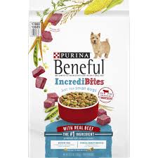 beneful food for dogs incredibites with real beef