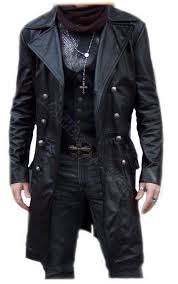 Pin By Andrew Grant On Waistcoats And Things Long Leather Coat Jackets Men Fashion Leather Jacket Men
