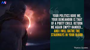 Updated by amanda bruce on march 18, 2020: Best Thanos Quotes From Avengers Infinity War Endgame Marvel Superhero Quotes Villain Quote Avengers Infinity War