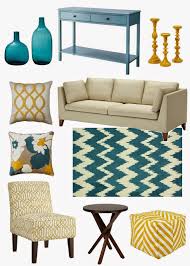 Decorating Cents Yellow And Teal Teal Living Rooms Yellow Living Room Living Room Decor Grey Couch