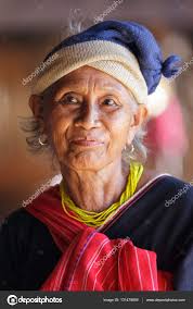 Karen tribe mature woman — Stock Editorial Photo © smithore #131478856