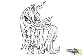 My little pony printable coloring pages flurry heart printable. How To Draw Queen Chrysalis From My Little Pony Friendship Is Magic Drawingnow