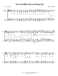 The Lord Bless You And Keep You Learn How To Sing Hymns Calebhugo Com