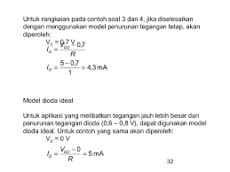 Contoh soal dioda beserta jawabannya. Contoh Soal Perhitungan Dioda