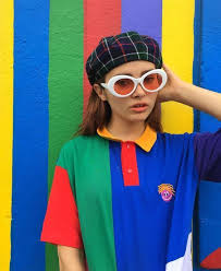 Pin By Kira Garcia On Plastic Frame 90s Sunglasses Colorful Fashion Fashion Aesthetic Clothes