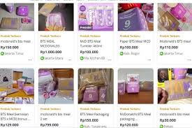 Kemasan Bts Meal Dijual Dengan Harga Selangit Hingga Dicuci Dan Dijemur Halaman All Kompas Com