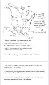 Check spelling or type a new query. Biome Worksheet Color The Map According To The Clues Chegg Com