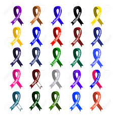 It is meant to signify survivors of cancer, as well. Cancer Ribbon Set Of Ribbons Of Different Colors Against Cancer World Cancer Day International Childhood Cancer Day Vector Illustration On Isolated Background Royalty Free Cliparts Vectors And Stock Illustration Image 92362230