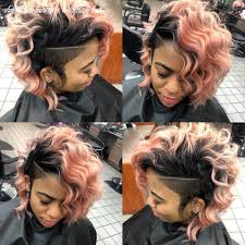 Short and stylish this look is a combination of cute and sexy. Side Shaved With Curly Hair Novocom Top