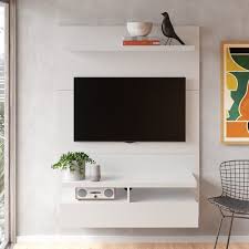 A Space Saving Design And Streamlined Style Just Two Reasons Why We Re Obs In 2020 Floating Entertainment Center Living Room Entertainment Center Entertainment Center