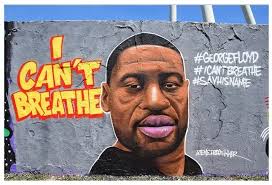 As the mural of George Floyd under Interstate 496 took shape, his face  became instantly recognizable to those walking along the Lansing River  Trail.