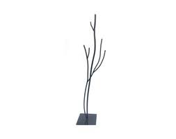 Disegno albero stilizzato in ferro battuto nero. Appendiabiti Ad Albero Homelook