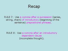 We did not find results for: Comma Rules 1 3 Rule 1 Use A