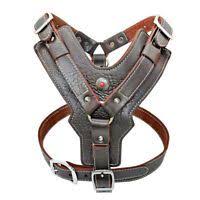 Genuine Leather Pet Dog No Pull Harness Heavy Duty Training Chest Vest Brown S L In 2020 Dog Harness Large Dog Harness Dog Vest Harness