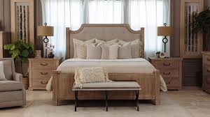 Casual Tufted Bed In Cypress Master Bedroom Furniture Eclectic Bedroom Master Bedrooms Decor