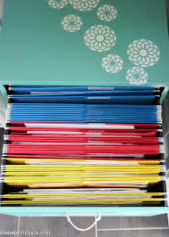 Different kinds of foods should be stored in the upper shelves, lower shelves, doors and drawers, so it's important to organize. Organizing Paperwork With A Colour Coded File System The Happy Housie