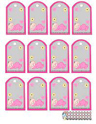 These free, printable favor boxes double as baby shower decorations and give the guests something to take home. Thank You Tags Baby Shower Favor Stickers Baby Shower Favors Girl Baby Boy Shower Favors