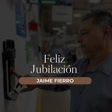 Felicitamos a Jaime Fierro de AIO 🌐 Por su Jubilación 💐👏🏽