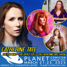 📣Hold onto your sonic screwdrivers, Kansas City! Catherine Tate will join  us Friday & Saturday at Planet Comicon Kansas City! Catherine Tate is a  highly acclaimed British actress, comedian, and writer. She