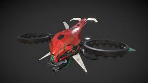 Enemy Drone By Polygonby Enemy 3d Model Drone
