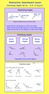 Smartboard Classifying And Measuring Angles With Printable Worksheet Teaching Math Education Math Math Classroom