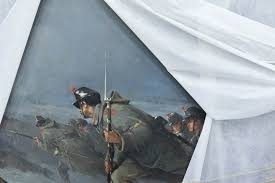 Cel mai valoros tablou românesc aflat în patrimoniul statului, atacul de la smârdan, nu poate fi văzut de către public fiindcă zace de ani de zile în depozitele muzeului național de istorie a româniei (mnir). Atacul De La Smardan In Depozitul Mnir Modernism