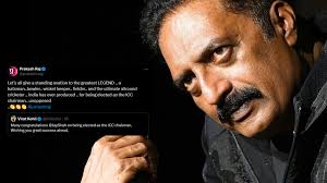 Prakash Raj Takes Satarical Dig At ICC Chairman, Says 'Let's All Give  Standing Ovation To The Greatest LEGEND'