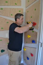 Constructing your diy kids climbing wall. Do It Yourself Climbing Wall The Created Home