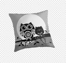 Maybe you would like to learn more about one of these? Owl Throw Pillows Duvet Cushion Owl Moon Rectangle Textile Poster Png Pngwing