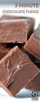 3 Ingredient Easy Chocolate Fudge Easy Chocolate Fudge Fudge Recipes Chocolate Fudge Recipes Easy