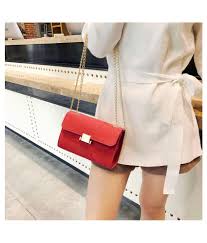 Wholesale small pu leather ladies sling crossbody bag women square bag lady chain shoulder messenger bag. Women Chain Sling Bag Pu Matte Crossbody Bag Girls Shoulder Bags Red Buy Women Chain Sling Bag Pu Matte Crossbody Bag Girls Shoulder Bags Red Online At Best Prices In India
