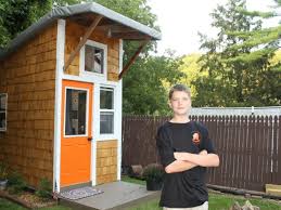 It will be an interesting place for kids to play in. 13 Year Old Builds 1 500 Tiny House In Family S Backyard Abc News