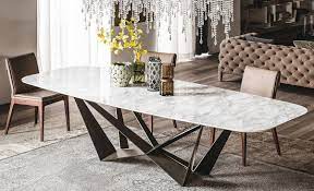 May you like modern dining room sets for 6. Cattelan Italia Skorpio Keramik Dining Table Metal Contemporary Dining Room Furniture Ultra Modern Marble Top Dining Table Keramik Dining Table Contemporary Dining Room Furniture