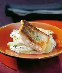 Zander Auf Kohlrabi Mit Knoblauch Schmand Sauce Rezept Rezepte Mit Kohlrabi Rezepte Einfache Fischrezepte